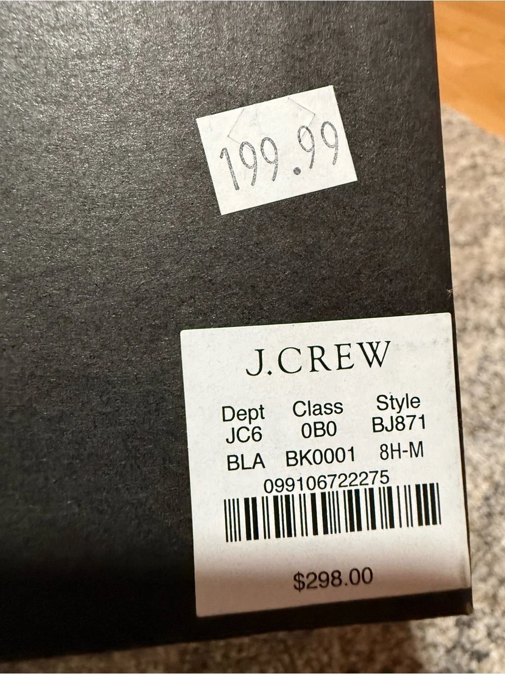 J. Crew sturdy upper support
